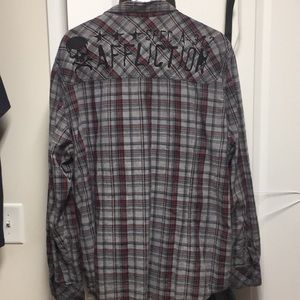 Affliction button down